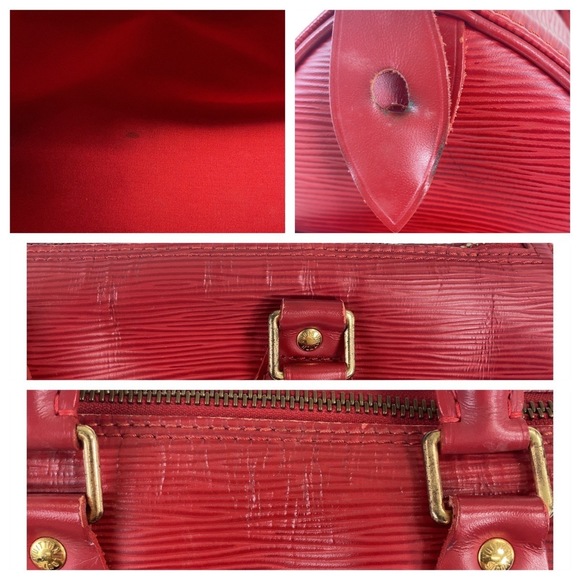 Louis Vuitton Louis Vuitton Epi Speedy 25 Leather Handbag Leather Handbag M43017 - Picture 5 of 10